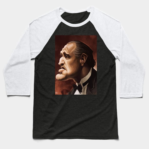 The Godfather Baseball T-Shirt by metmangindaan